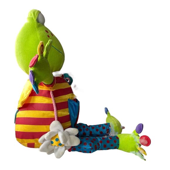 TOLO TOYS Mr Croak Frog Stuffed Animal Math Concept Learning Plush 18” - Picture 2 of 8